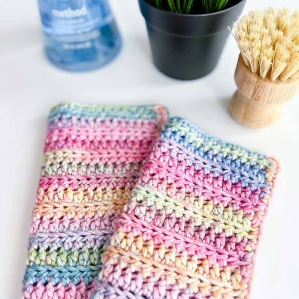The Easiest Crochet Baby Washcloth Pattern (With Step by Step Instructions)