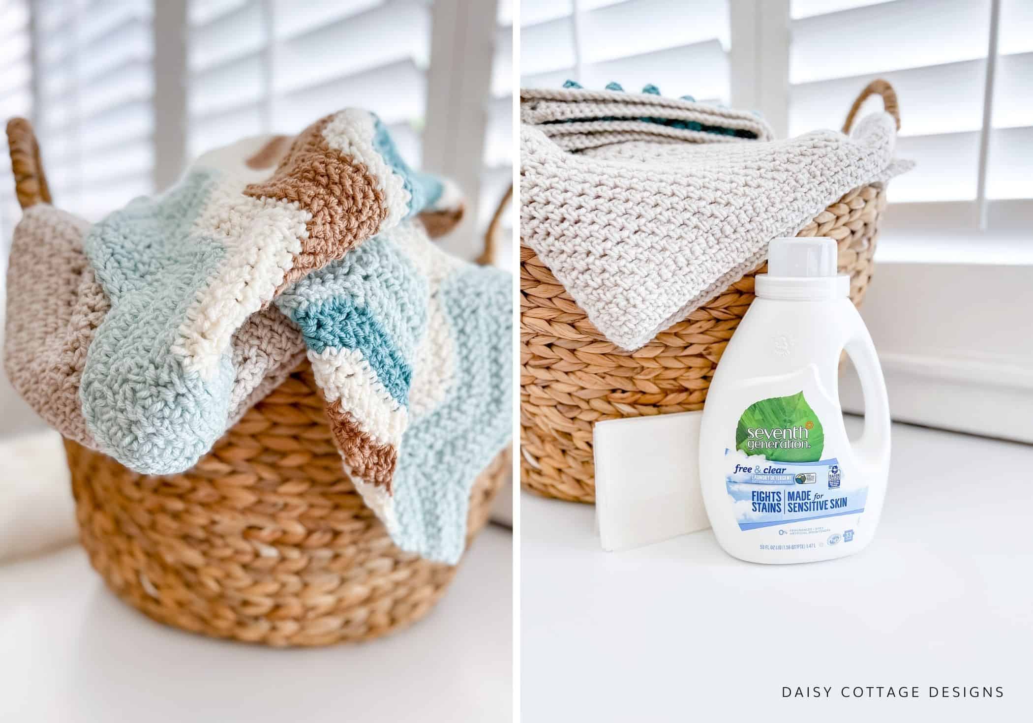 How to Clean and Care for Crochet Blankets & Clothing