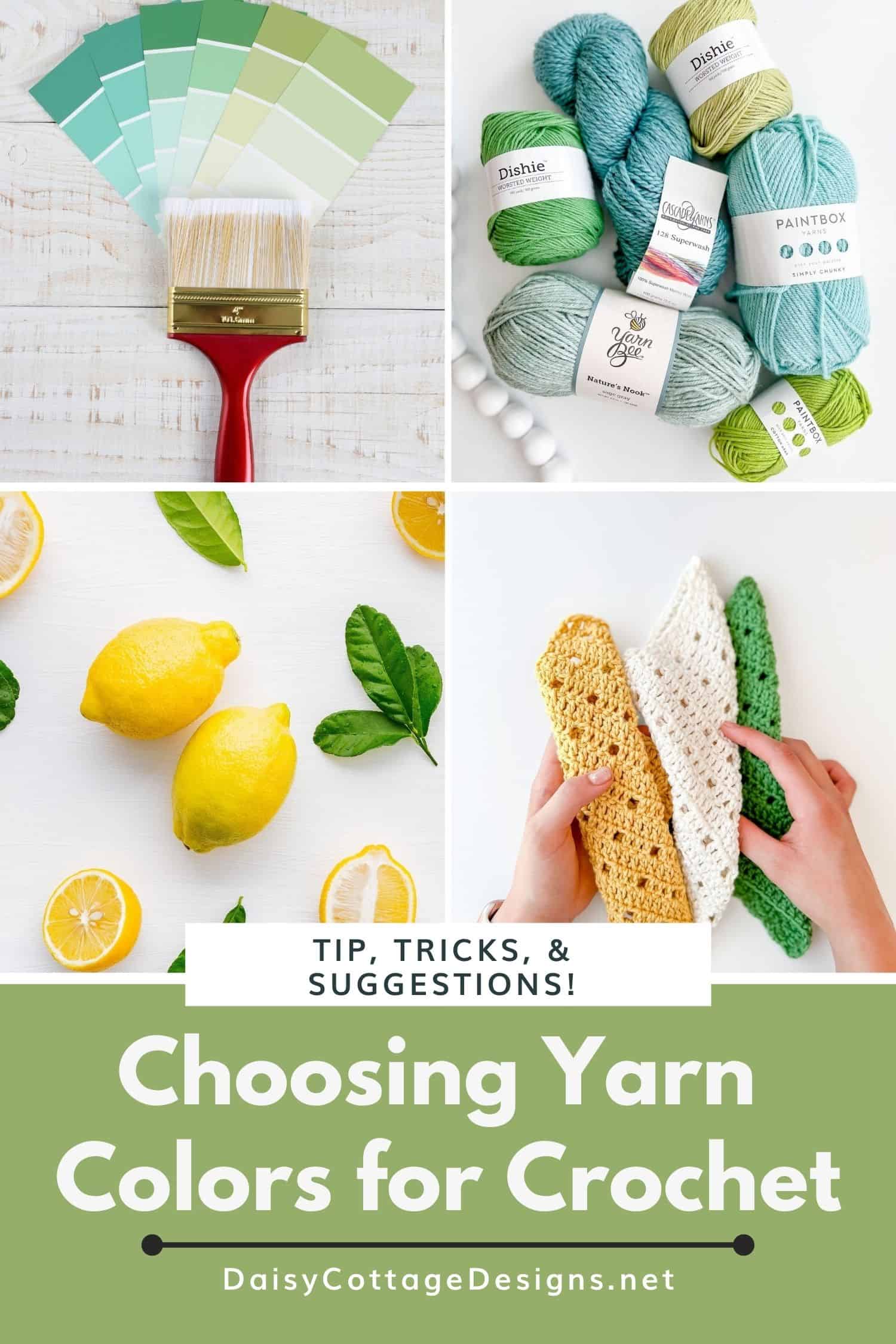 DIY Yarn Color Chart- How to Make a Free Yarn Color Chart on Canva