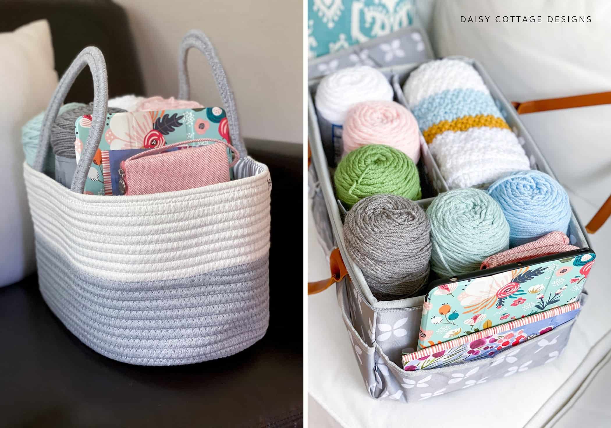 Yarn and Crochet Caddies