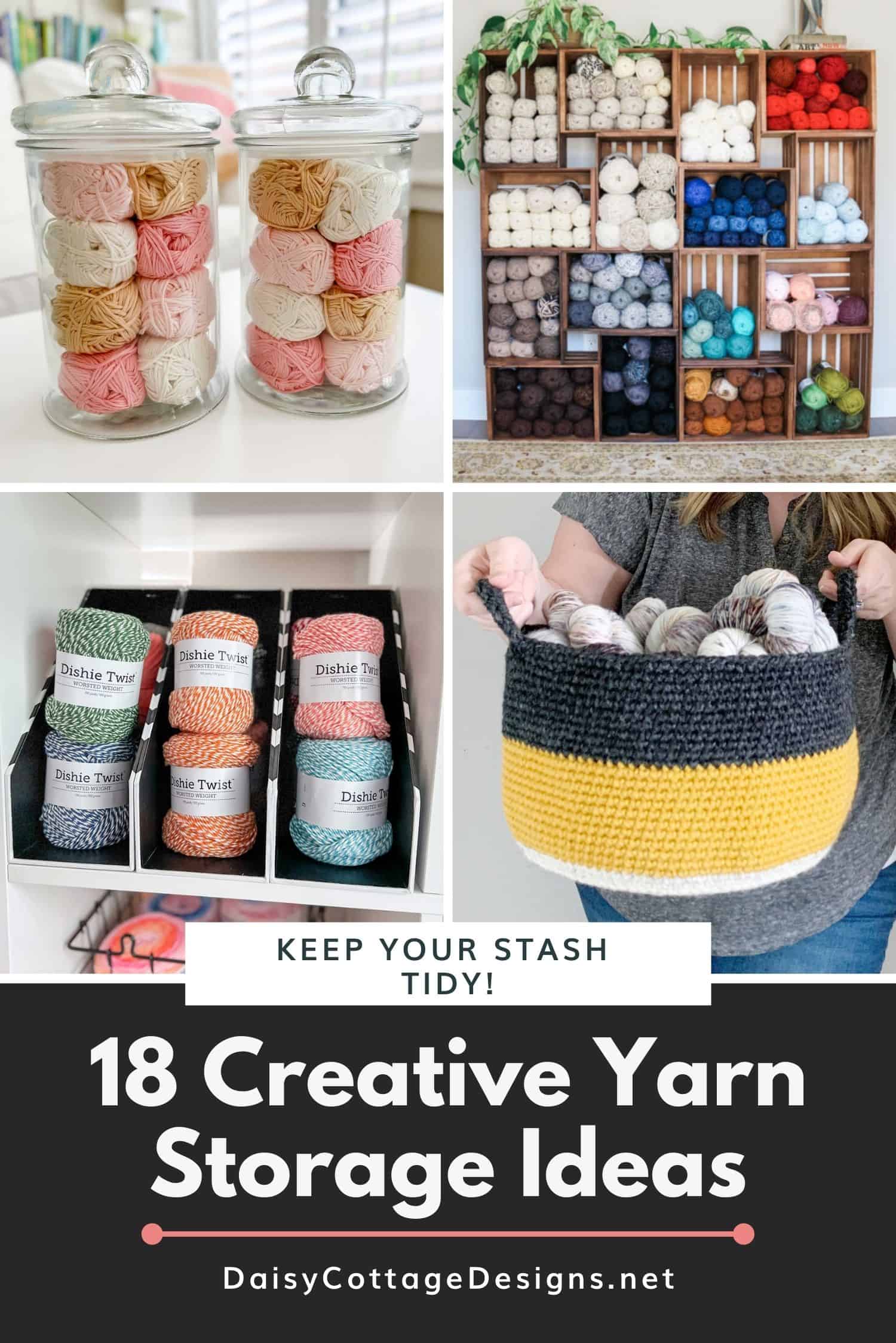 Creative Yarn Storage Solutions for Busy Knitters