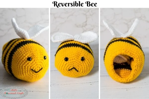 Crochet bee toy