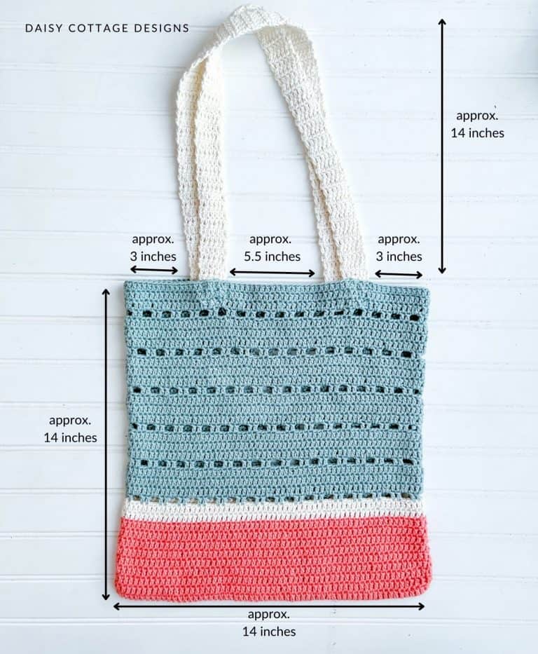 Easy Crochet Tote Bag Pattern (for Any Skill Level)