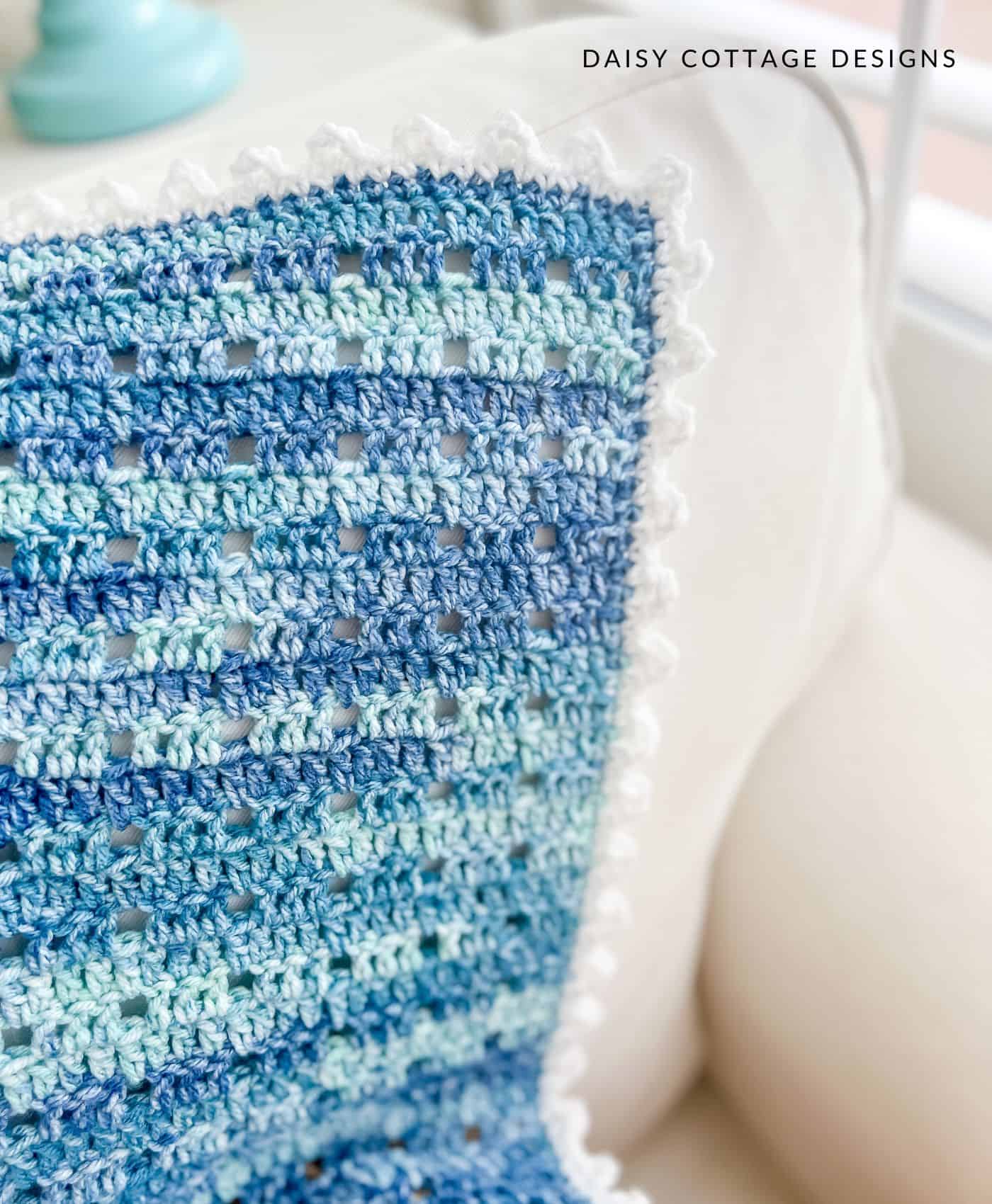 How to Make a Double Crochet Blanket (For Any Skill Level!) - Daisy Cottage  Designs