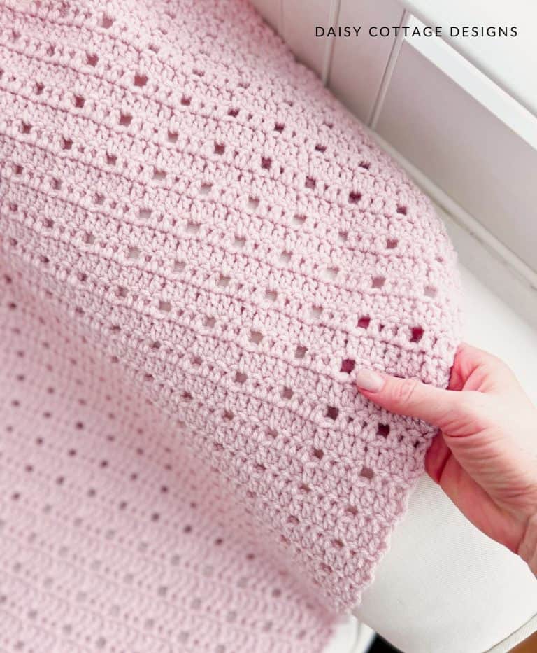 Easy Crochet Baby Blanket Pattern (Perfect For Beginners) Daisy Cottage Designs