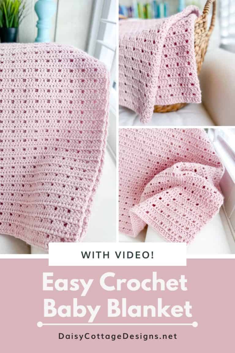 Easy Crochet Baby Blanket Pattern (Perfect For Beginners) Daisy