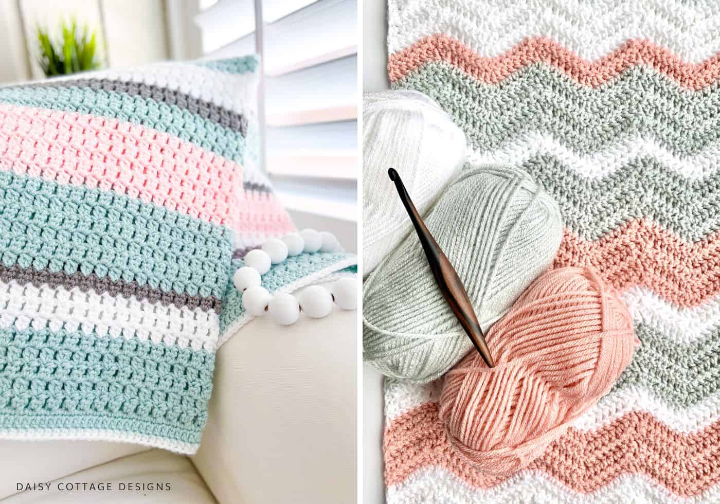 Classic easy crochet blankets