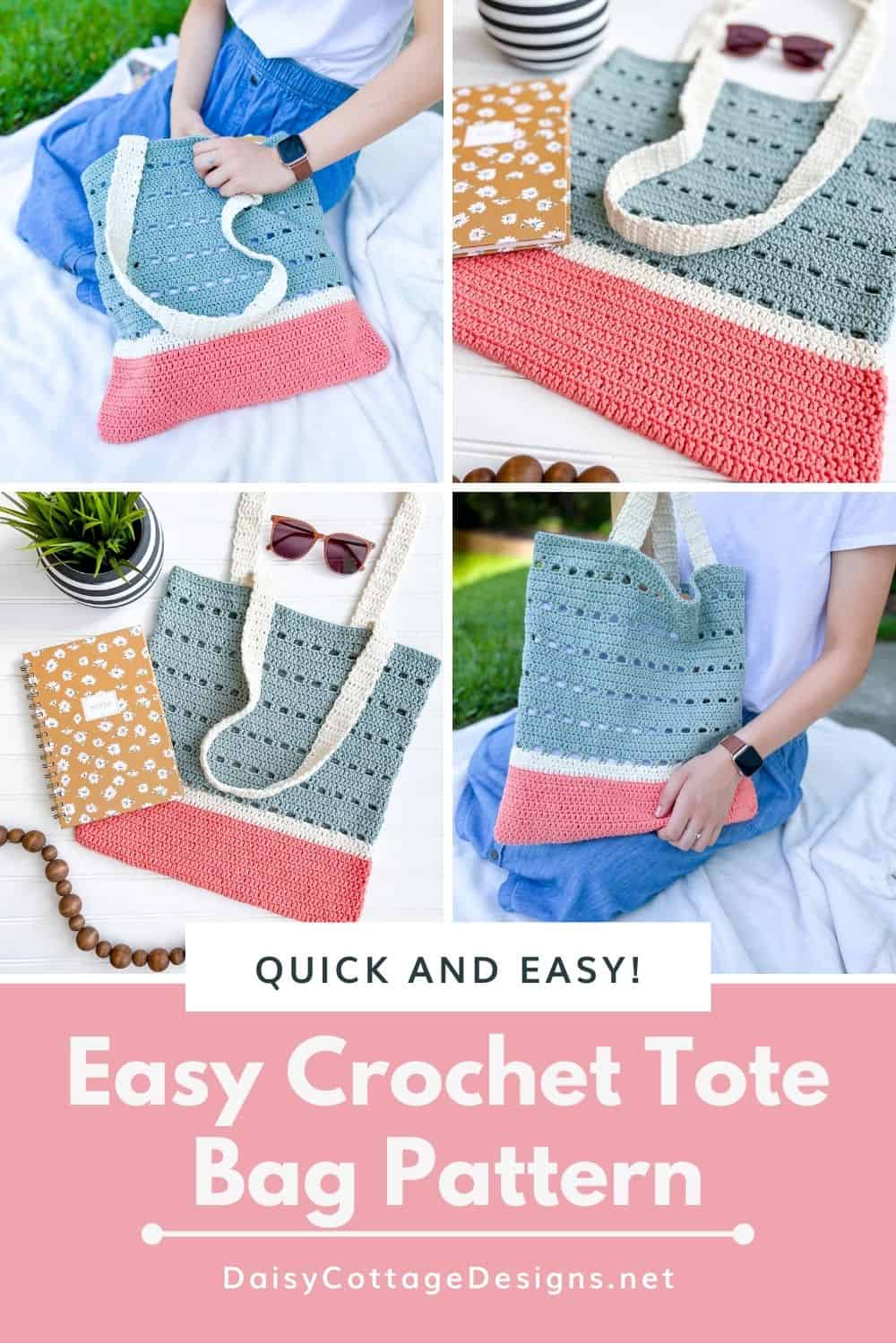 Are you looking for an easy crochet tote bag pattern that’s simple to make and great for beginners? Look no further! This pattern is easy to follow and just right for your next crochet project.