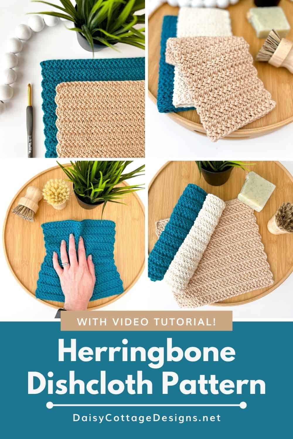 How to crochet HERRINGBONE STITCH - MyCrochetory