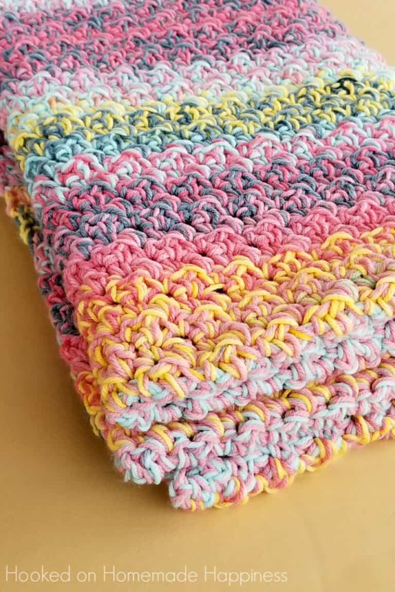 17 Variegated Yarn Crochet Patterns (All Free!) - Daisy Cottage Designs