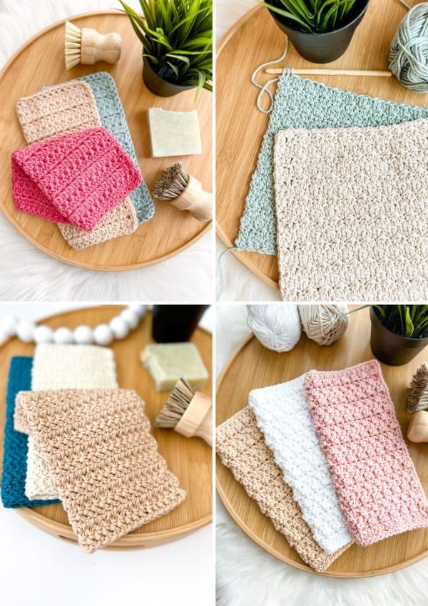 Colorful Crochet Dishcloths