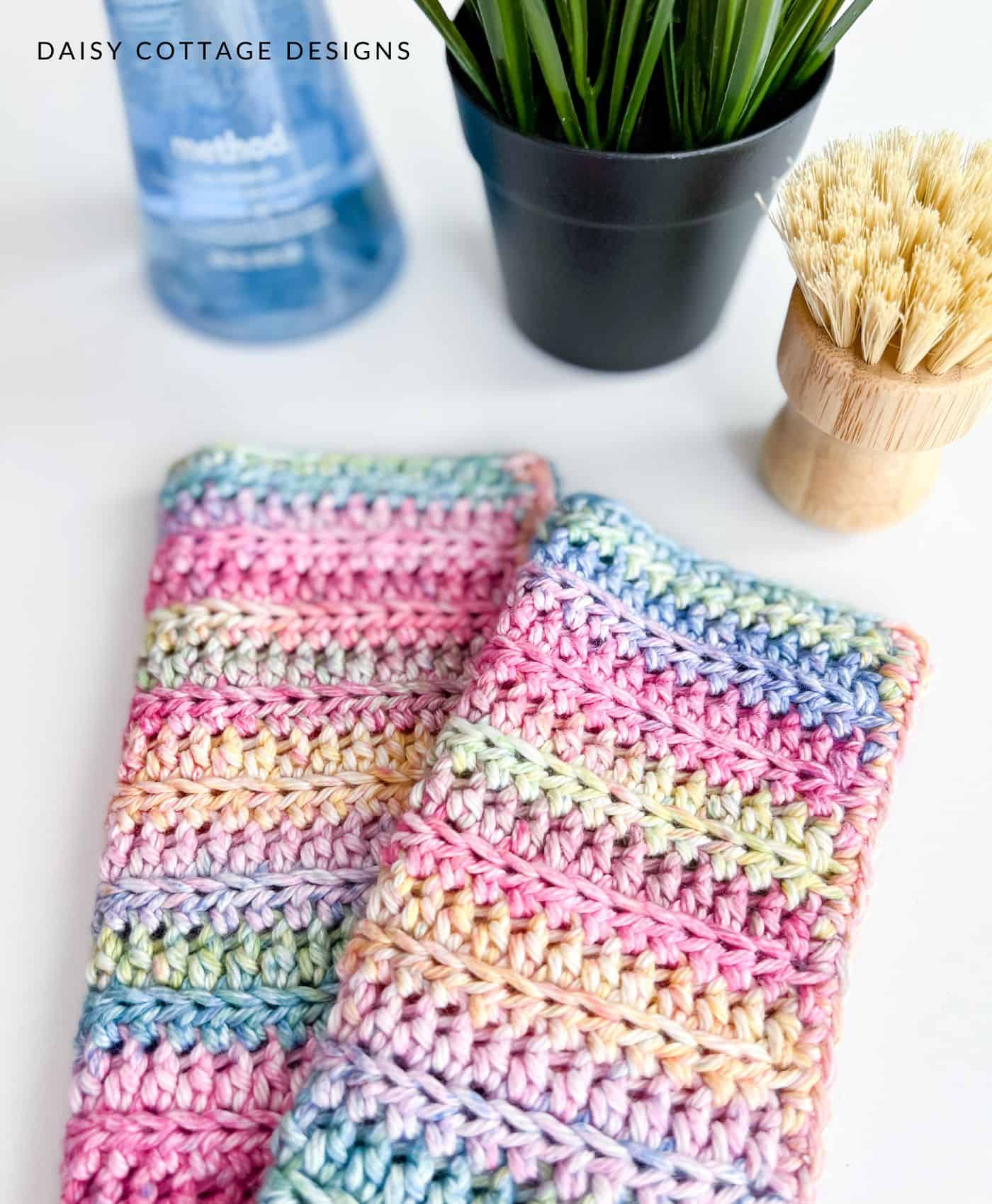 Simple Dishcloth Crochet Pattern: Quick and Easy - Annie Design Crochet