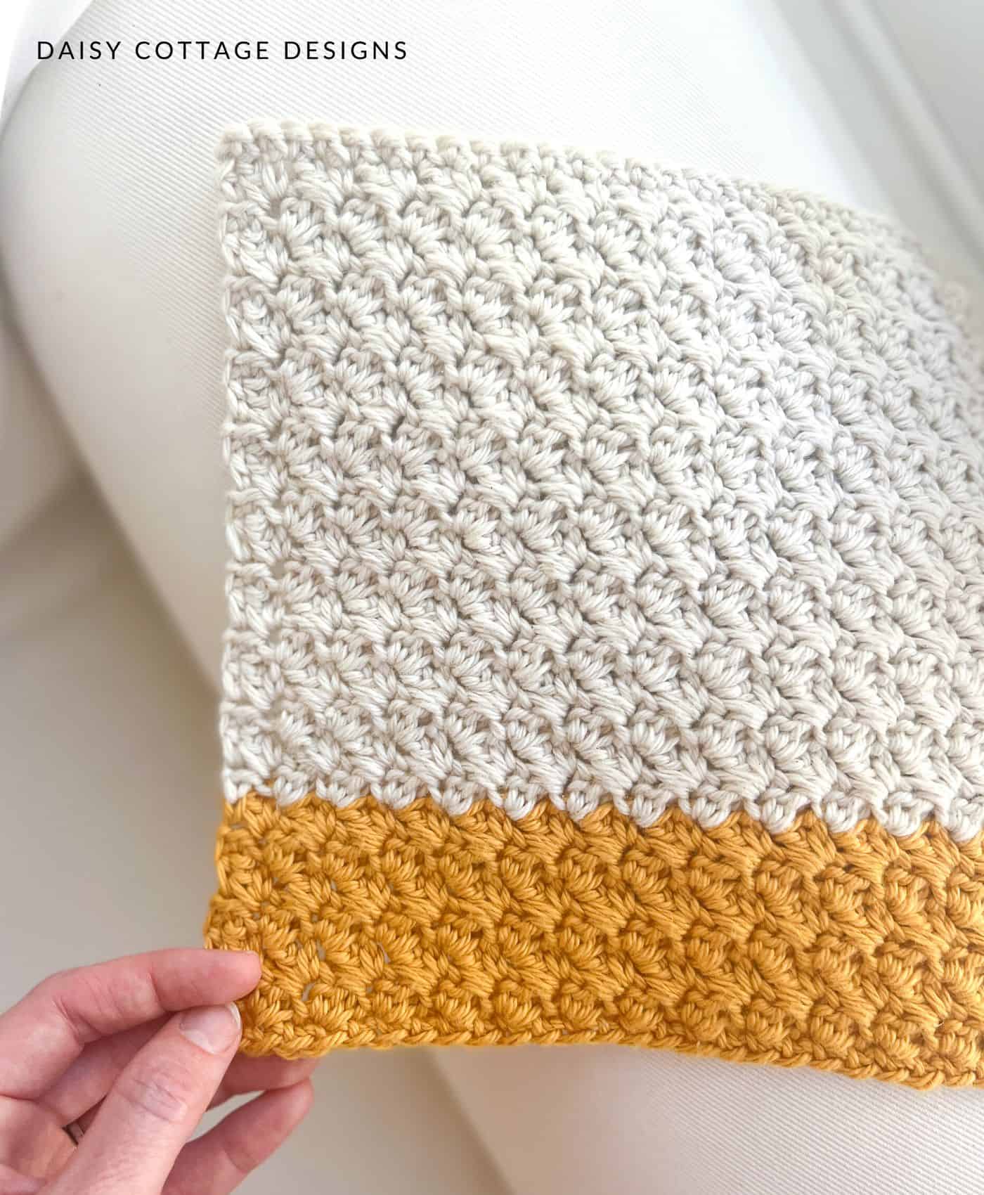 Suzette Stitch Crochet Swatch 