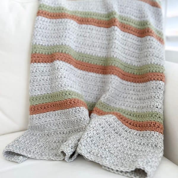 Fall Blanket Crochet Pattern (The Pumpkin Spice Throw)