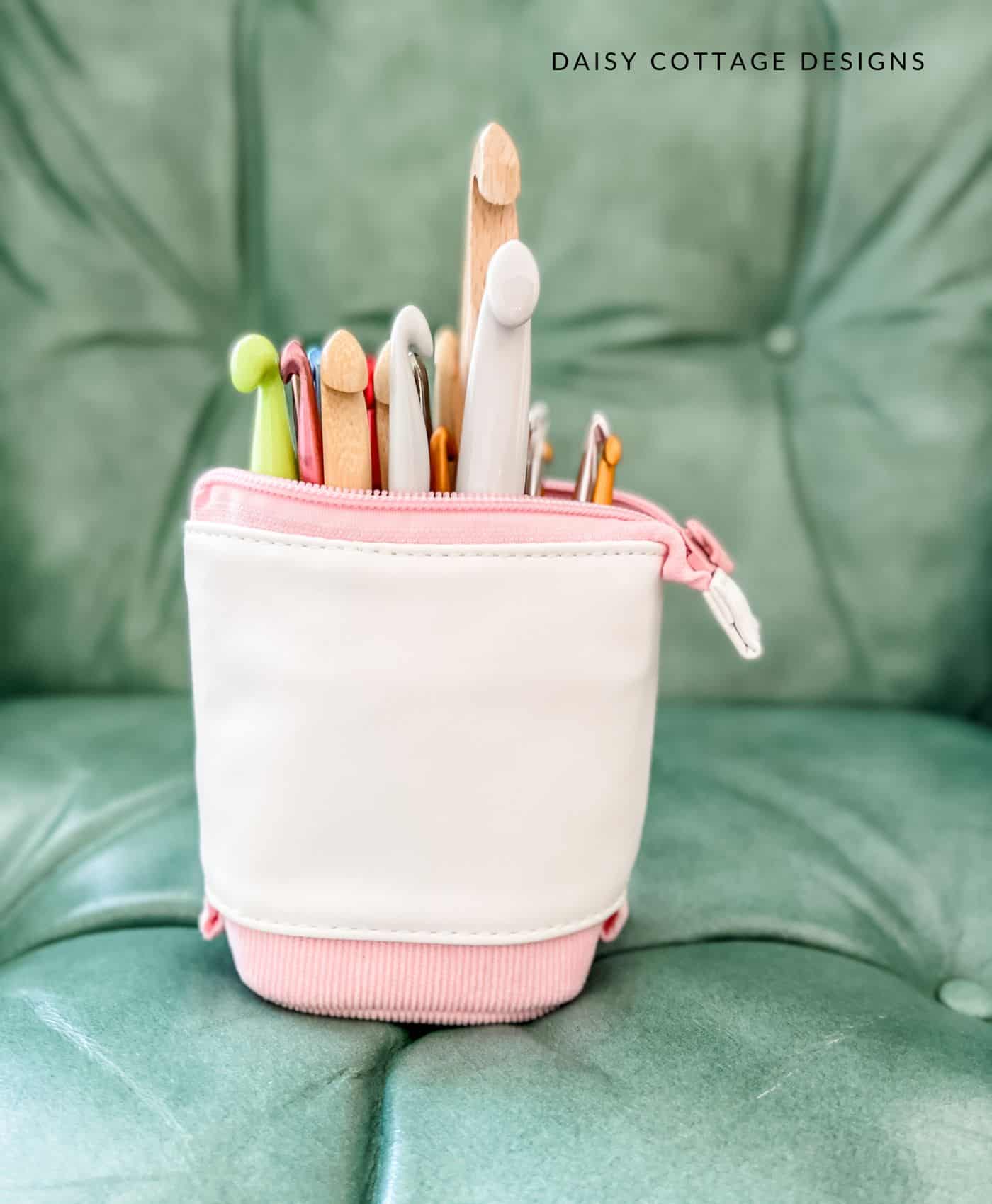 Standing Pencil Case for Crochet Items