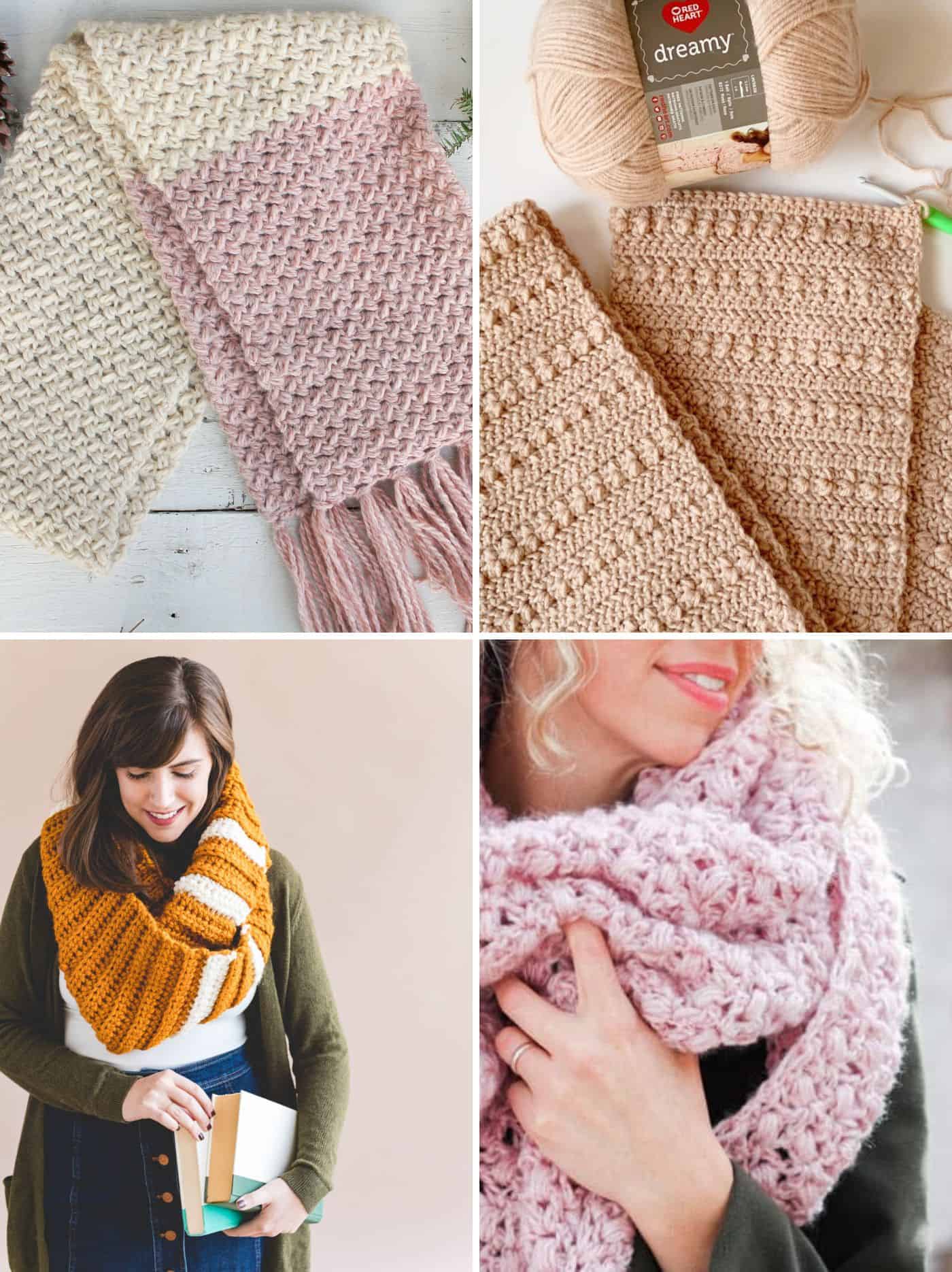 45+ Free Easy Crochet Scarf Patterns for Beginners - Sarah Maker