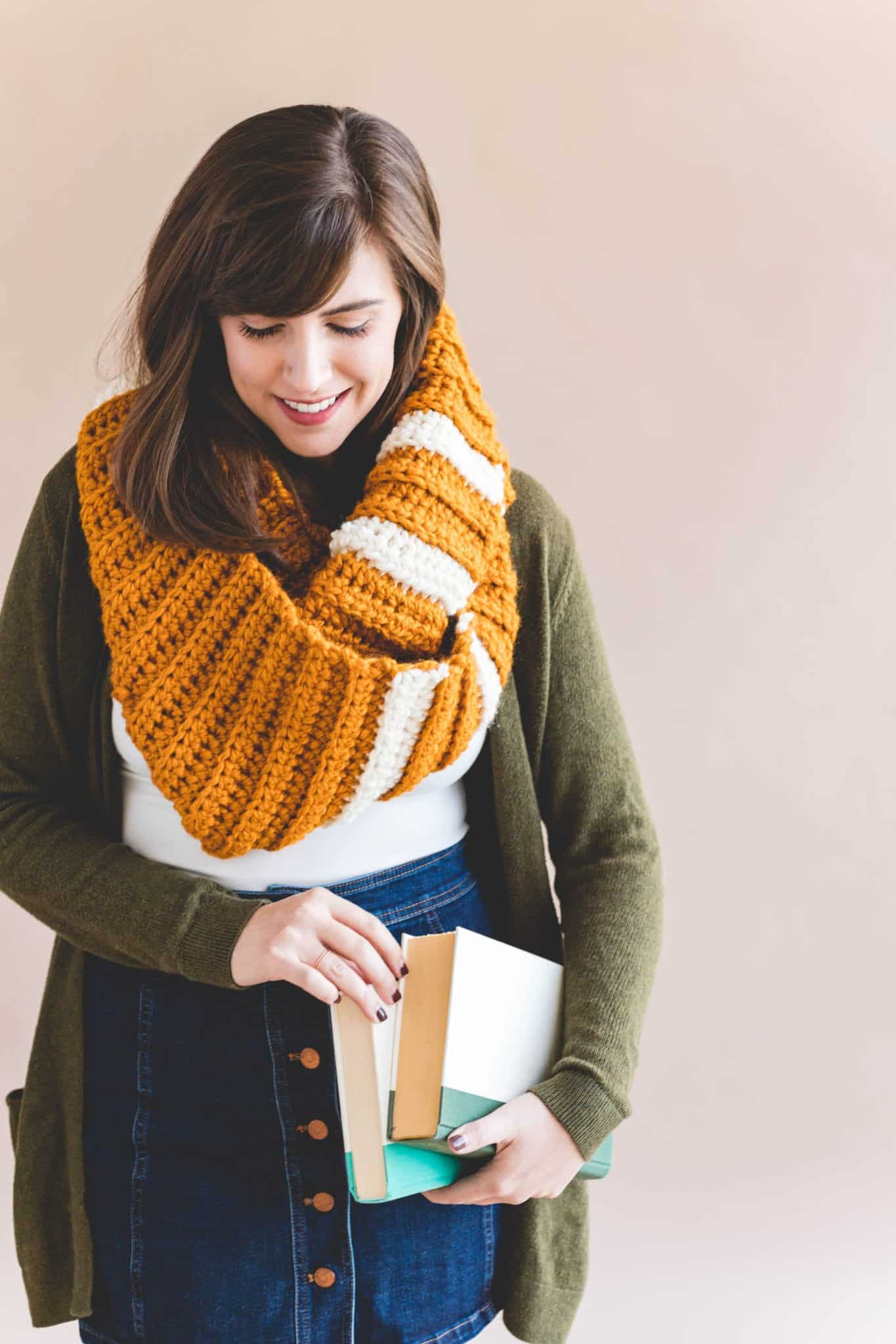 Easy Crochet Scarf Patterns You'll Love - Daisy Cottage Designs