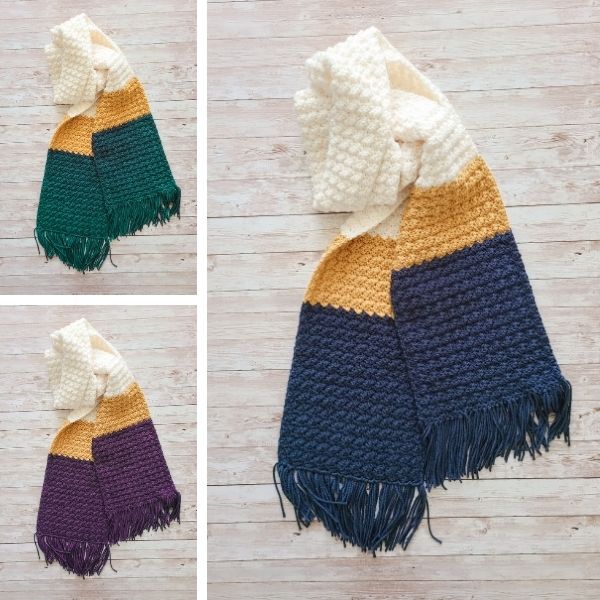 Color block scarf