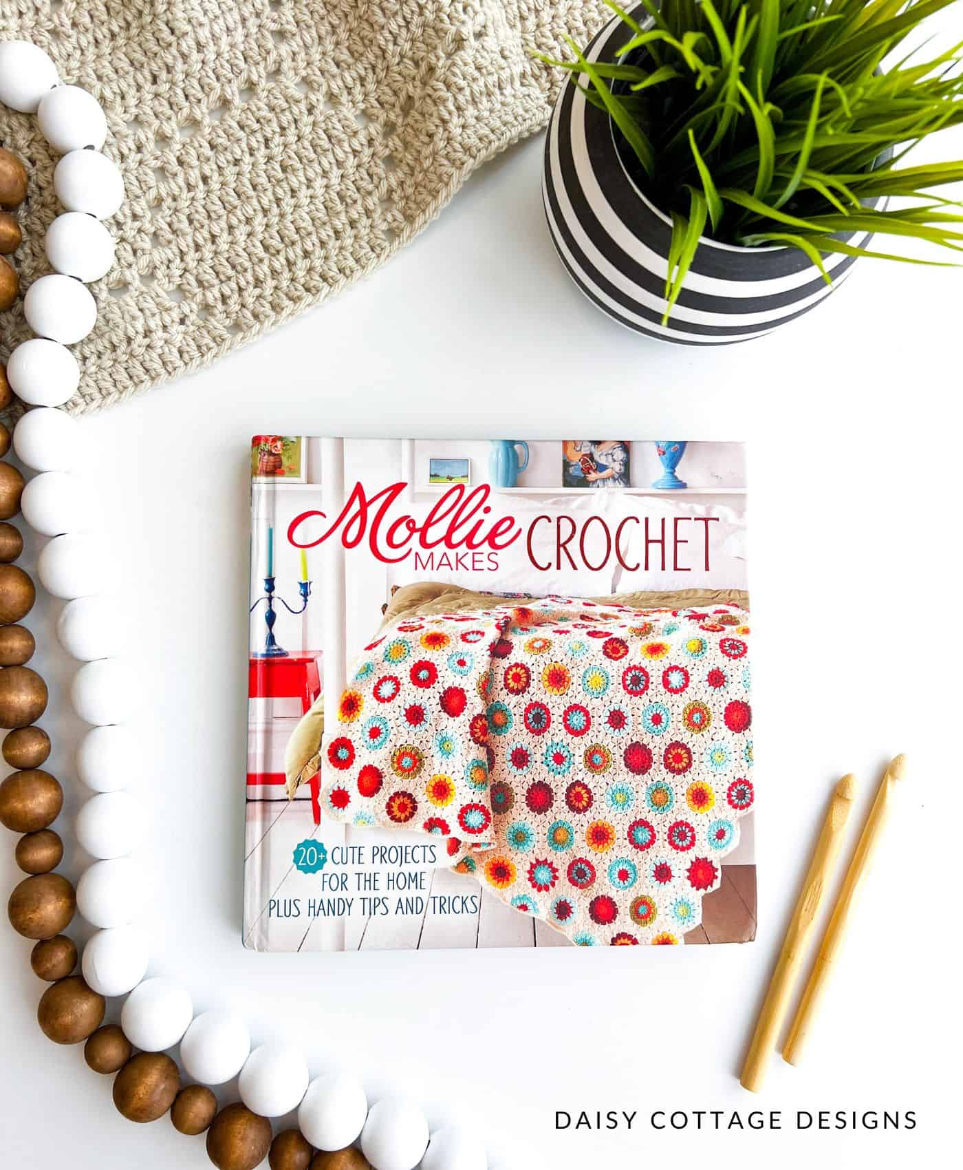 bright and colorful crochet pattern book