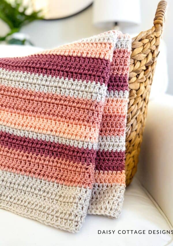 Sierra Sunset Throw Blanket – Beginner-Friendly!