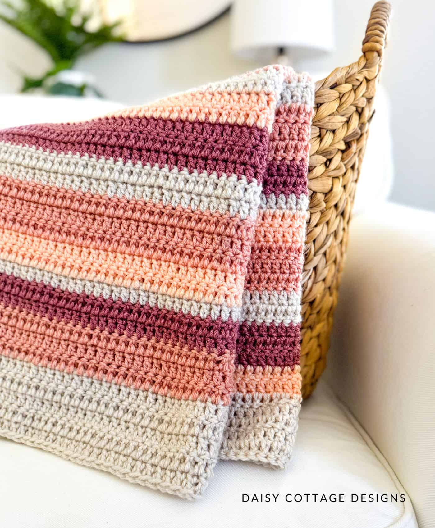 Sierra Sunset Throw Blanket – Beginner-Friendly!