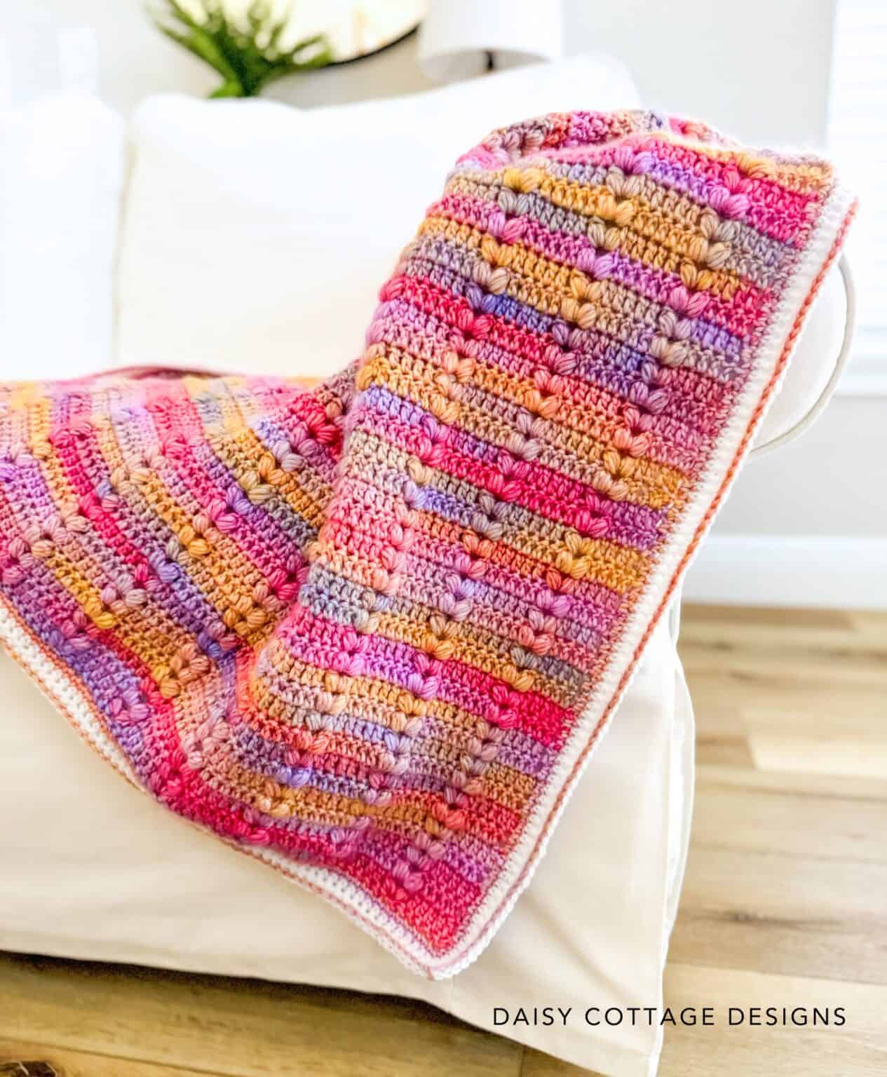 60+ Free Crochet Blanket Patterns - Daisy Cottage Designs