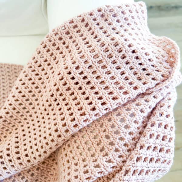 The Blush Breeze Blanket Pattern – 11 Sizes!