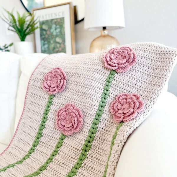 Flower Crochet Blanket Pattern: The Petal Parade Blanket