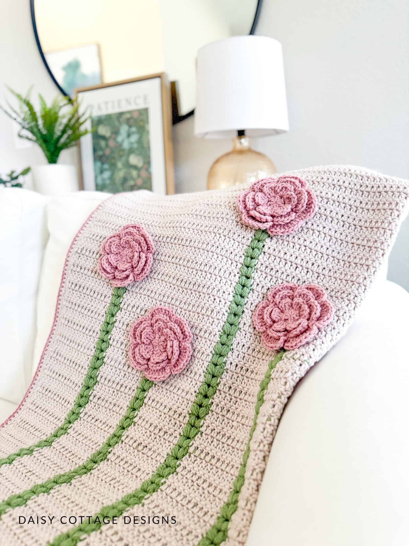 Flower Crochet Blanket Pattern: The Petal Parade Blanket