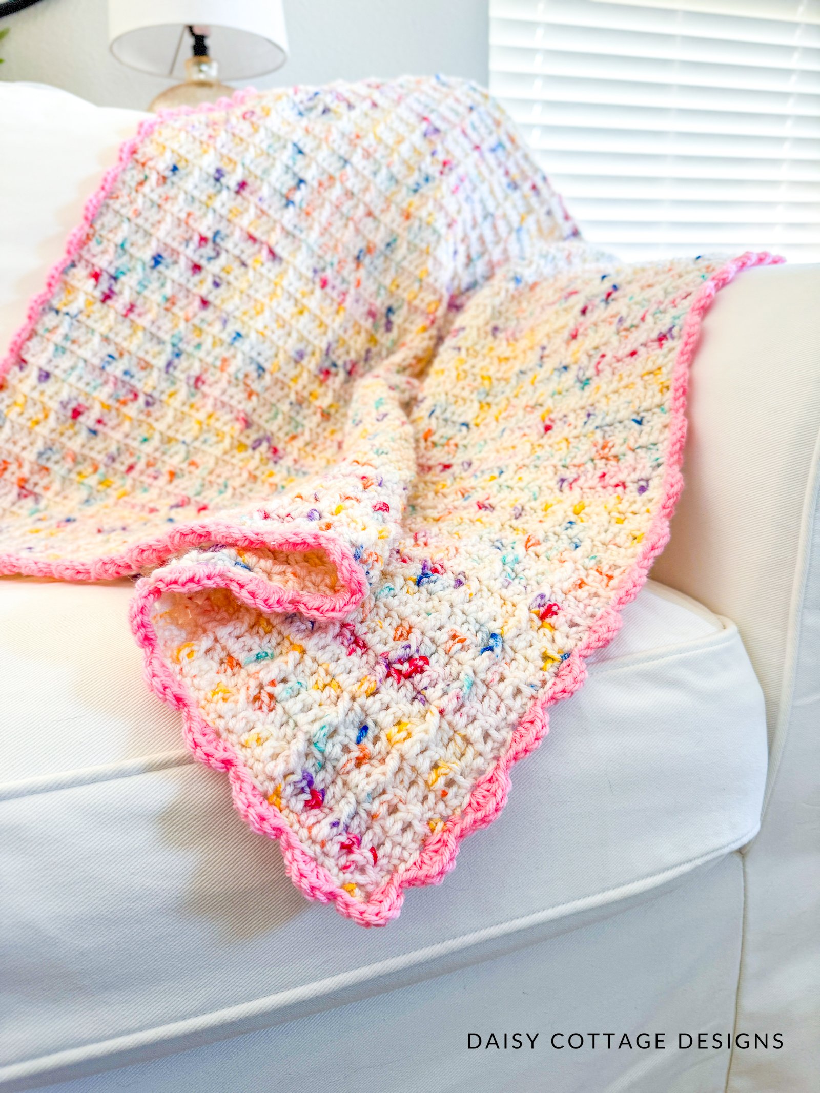 The Confetti Cake Blanket Pattern – Easy & Fun!