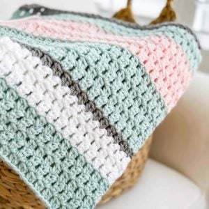 Cluster Stitch Crochet Blanket Patter
